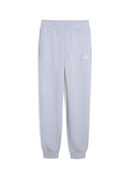 68245947 ESS Small No. 1 Logo Comfo Siyah Lastikli Bel Regular Fit Kadın Eşofman Altı -1