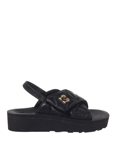Love Moschino Siyah Kadın Sandalet JA16044I1M -1