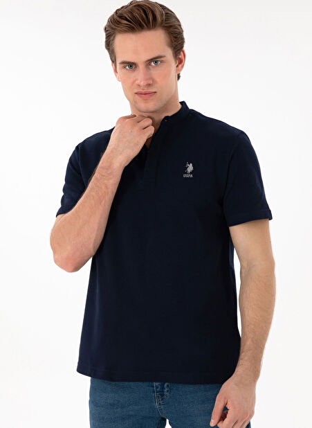 U.S. Polo Assn. Hakim Yaka Lacivert Erkek T-Shirt SANCHO -1