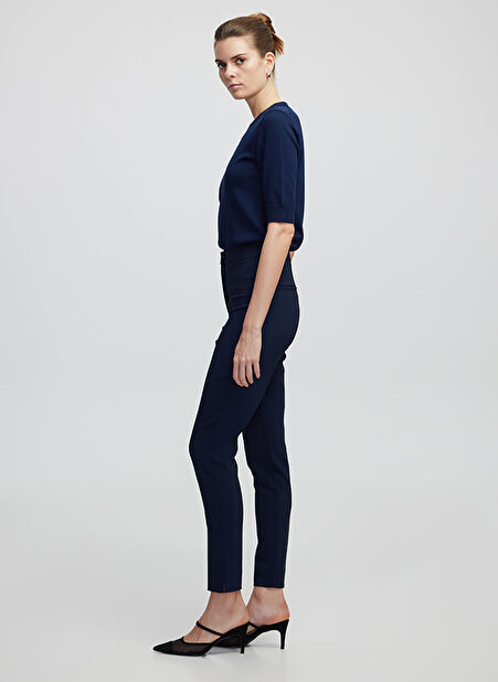 İpekyol Normal Bel Skinny Fit Lacivert Kadın Pantolon IS1250003144 -1