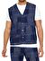 Yamalı Denim Yelek