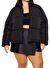 Plus Size Şişme Mont