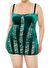 Plus Size Dantel Mini Elbise