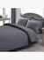 Taç Stripe Premium Basic  King Size Nevresim Takımı Antrasit