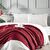 Linens Remedy Akrilik Throw Kırmızı