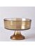 Linens Gleam Cam 21 cm Ayaklı Servis Amber