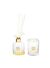 130 ml Beyaz Cam Şişe White Jasmine Oda Kokusu ve Kokulu Vegan Mum Seti