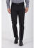 Siyah Slim Fit Düz Düşük Bel Kanvas Pantolon
