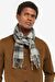 Barbour Unisex Tartan Yün Atkı (%100 Lambswool) TN86 Greystone