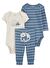Erkek Bebek Body Pantolon Set 3'lü Paket