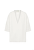 T 11 Beyaz Derin V Yaka T-Shirt