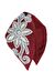 Ivory Dark Red Taş ve Boncuk İşlemeli Kadın Taç