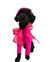 Metapink Fluff Dog Sweater and Hat