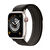 Buff Apple Watch Fabric Loop Kayış 42/44/45mm Siyah-Turuncu