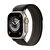 Buff Apple Watch Fabric Loop Band 49mm Ultra Kayış Siyah-Turuncu