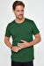 Erkek Slim Fit Yeşil Bisiklet Yaka %100 Pamuk Dar Kesim Basic Tişört
