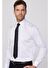 Regular Fit Beyaz Non-Iron Pamuklu Doğa Dostu Ekoteks Belgeli Ütü Gerektirmez Gömlek