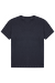 Eskitilmiş Fitilli T-shirt - Siyah