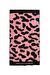 New Land - Pembe Siyah Leopar Oversize Plaj Havlusu Hgtw0001348