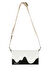 Earthling  Beyaz - Siyah Unisex 10 x 18 cm Vegan Telefon Çantası 