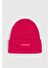 Huge Beanie Small Tag Dark Pink