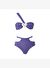 Lovekini Caroline Blue Bikini With Sea Shell Accessory
