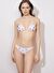 Lovekini Amora White Bikini With Pink Embroidery Details