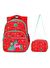 WaddellBag Kız Çocuk Kırmızı Unicorn İlkokul Sırt Çanta Seti WDL Kids