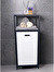 Metal Kirli Sepetli 2 Raflı Çok Amaçlı Banyo Düzenleyici Raf Organizer – Mrs-010