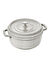 Staub Döküm Tencere Yuvarlak 28 cm Trüf Beyazı