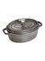 Staub La Cocotte Döküm Tencere Oval 3,2 L Grafit Gri