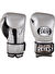Cleto Reyes Silver Leather Strap & Attached Thumb And Hook & Loop Closure Boks Eldiveni Gümüş