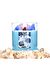 Büyük Üfleme Cam Balık Dekorlu Açık Mavi Aqua Mediterian Kokulu Vegan Mum (380 gr)