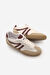 Kadın Sneaker Bağcıklı Düz Taban Spor Ayakkabı Tiyone Bordo