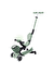 Globber Go Up Baby 360 Işıklı Scooter - Zeytin Yeşili