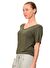Missguided Siyah V Yaka Kadın T-Shirt