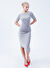 Missguided Gri Kadın Kalem Elbise WBDD908320