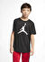 Nike Çocuk Siyah Bisiklet Yaka Baskılı T-Shirt 954293-023 JDB JUMPMAN LOGO DF TEE 