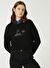 Turkish Dictionary x Fabrika Boşver Sloganlı Siyah Sweatshirt