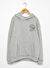 Turkish Dictionary Kapüşonlu Standart Kalıp Baskılı Gri Melanj Çocuk Sweatshirt - Brain D1
