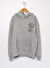 Turkish Dictionary Kapüşonlu Standart Kalıp Baskılı Gri Melanj Çocuk Sweatshirt - Empty D1