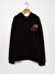 Turkish Dictionary Kapüşonlu Standart Kalıp Baskılı Siyah Çocuk Sweatshirt - Space D1