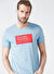 Turkish Dictionary O Yaka Mavi Erkek T-Shirt