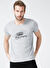 Turkish Dictionary O Yaka Gri Melanj Erkek T-Shirt