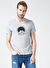 Turkish Dictionary O Yaka Gri Melanj Erkek T-Shirt