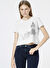İst X Boyner Bisiklet Yaka Gri Melanj Kadın T-Shirt MS-IST18