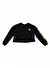 Funky Rocks Bisiklet Yaka Uzun Kollu Baskılı Siyah Kız Çocuk Sweatshirt