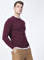 Polo Studio X Fabrika O Yaka Dar Kalıp Bordo Erkek Kazak VIA