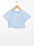 Limon Bsc Gırl 04 Mavi Bisiklet Yaka Kısa Standart Fit Baskılı Kız Çocuk T-Shirt