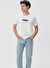 Mavi M067153-620_M067153 Bisiklet Yaka    Regular Fit Baskılı Beyaz Erkek T-Shirt
